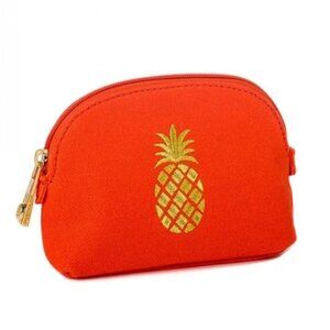 *NEW!* Spartina 449 Small Orange Pineapple Cosmetic Bag